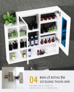 Tủ gương CAESAR EM0180V treo tường - Ảnh 5
