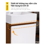 Tủ lavabo CAESAR LF5261 EH05261AWV - Ảnh 9