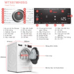 Máy sấy quần áo BOSCH WTX87MH0SG 9kg Serie 8 - Ảnh 2