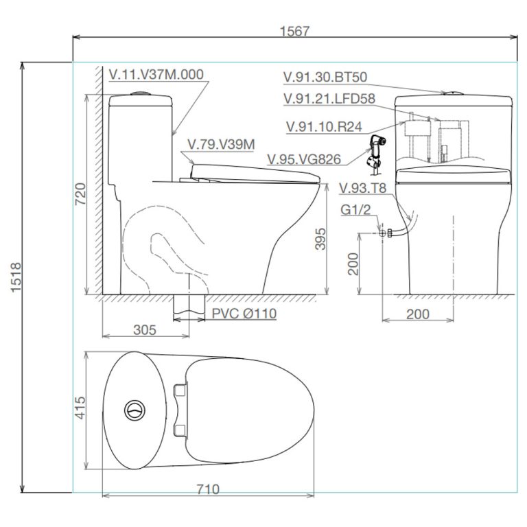 Bản-vẽ-kĩ-thuật-Bồn-cầu-1-khối-VIGLACERA-V37M-V37S-nắp-êm