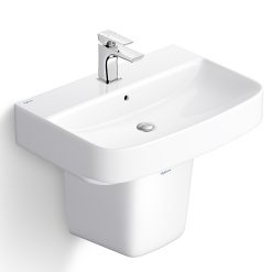 Chậu lavabo treo tường VIGLACERA CD58 kèm chân lửng