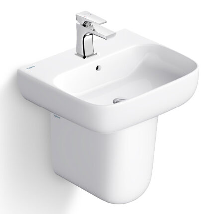 Chậu lavabo treo tường VIGLACERA V23 kèm chân ngắn