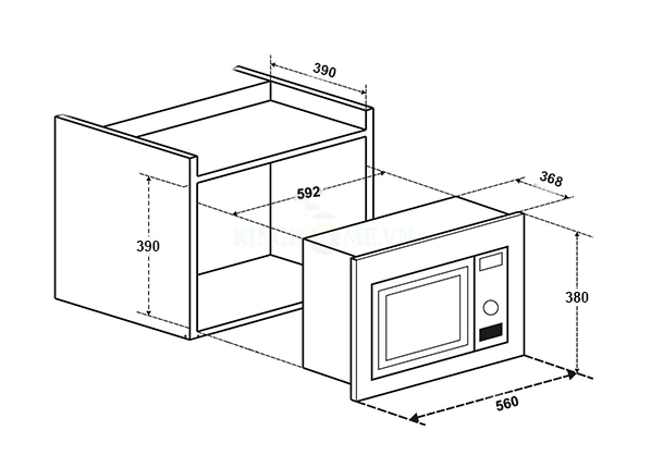 kich thuot lo vi song chefs eh mw801b