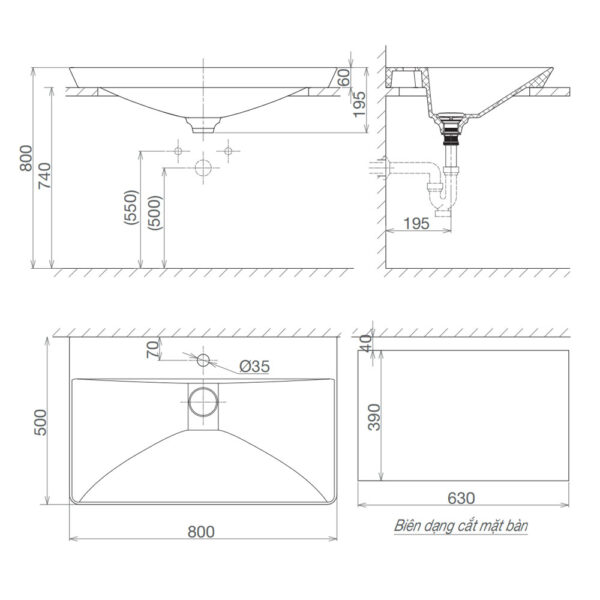 Bản-vẽ-kĩ-thuật-chậu-lavabo-VIGLACERA-CB68-đặt-bàn