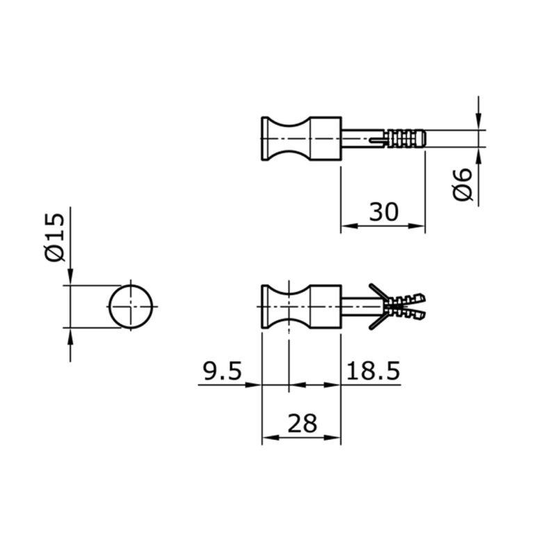 Bản vẽ kĩ thuật Móc áo TOTO TX704AEZV1