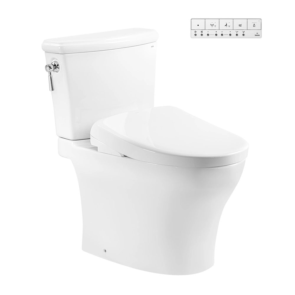 Bon cau thong minh TOTO CS986CGW23 nap rua dien tu TCF23460AAA