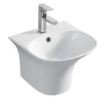 Chậu lavabo treo tường VIGLACERA V63 liền chân