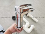 Vòi lavabo CAESAR B390CP B390CU nóng lạnh - Ảnh 4