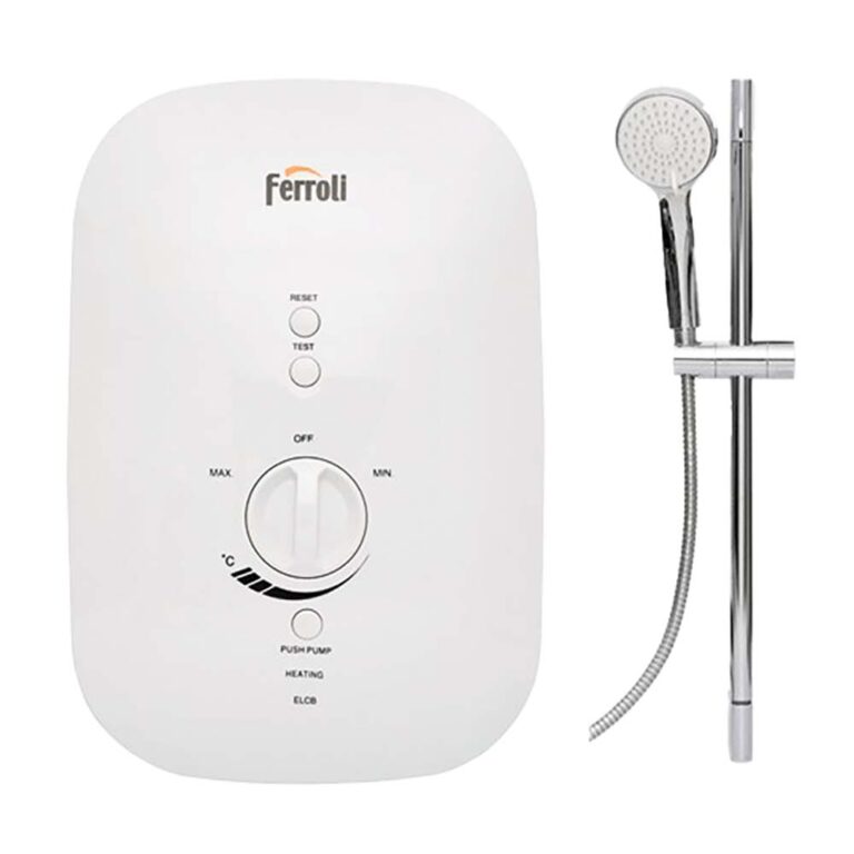 Máy nước nóng trực tiếp Ferroli DIVO SSP 4.5S có bơm 4500w