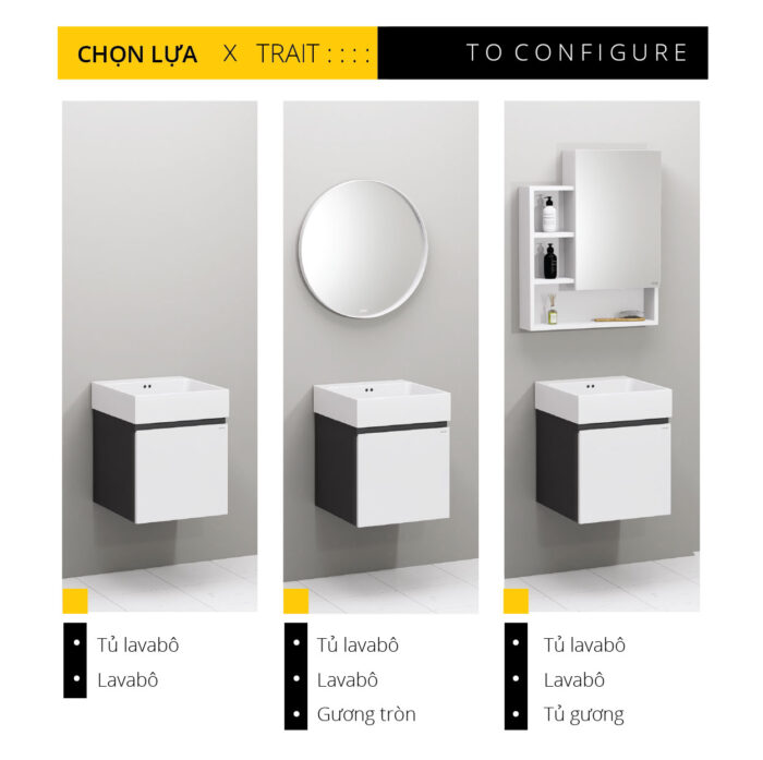 Tủ lavabo CAESAR LF5261 EH05261ATGV - Ảnh 4