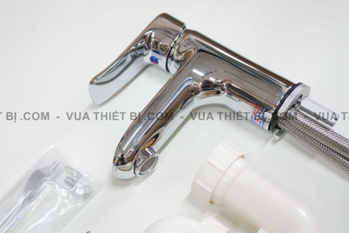 Vòi lavabo CAESAR B490CP B490CU BT490CU nóng lạnh - Ảnh 4