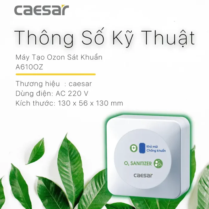 Máy tạo Ozon CAESAR A610OZ sát khuẩn - Ảnh 2