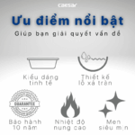 Chậu lavabo dương vành CAESAR L5019 - Ảnh 6