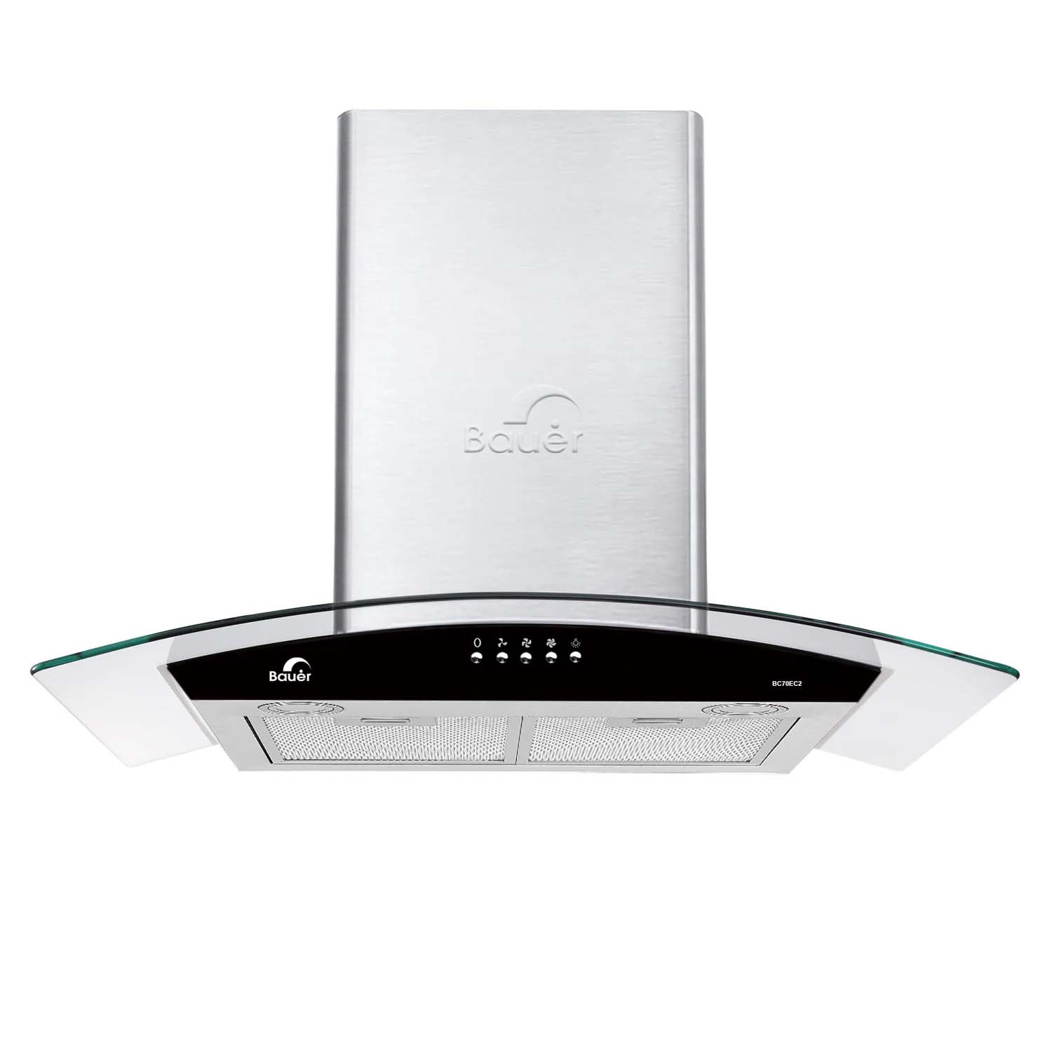 Máy hút mùi BAUER BC 70EC2 70cm kính cong