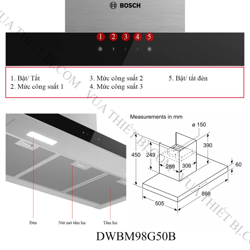 THÔNG-TIN-MÁY-HÚT-MÙI-BOSCH-DWBM98G50B-SERIE-4-90cm