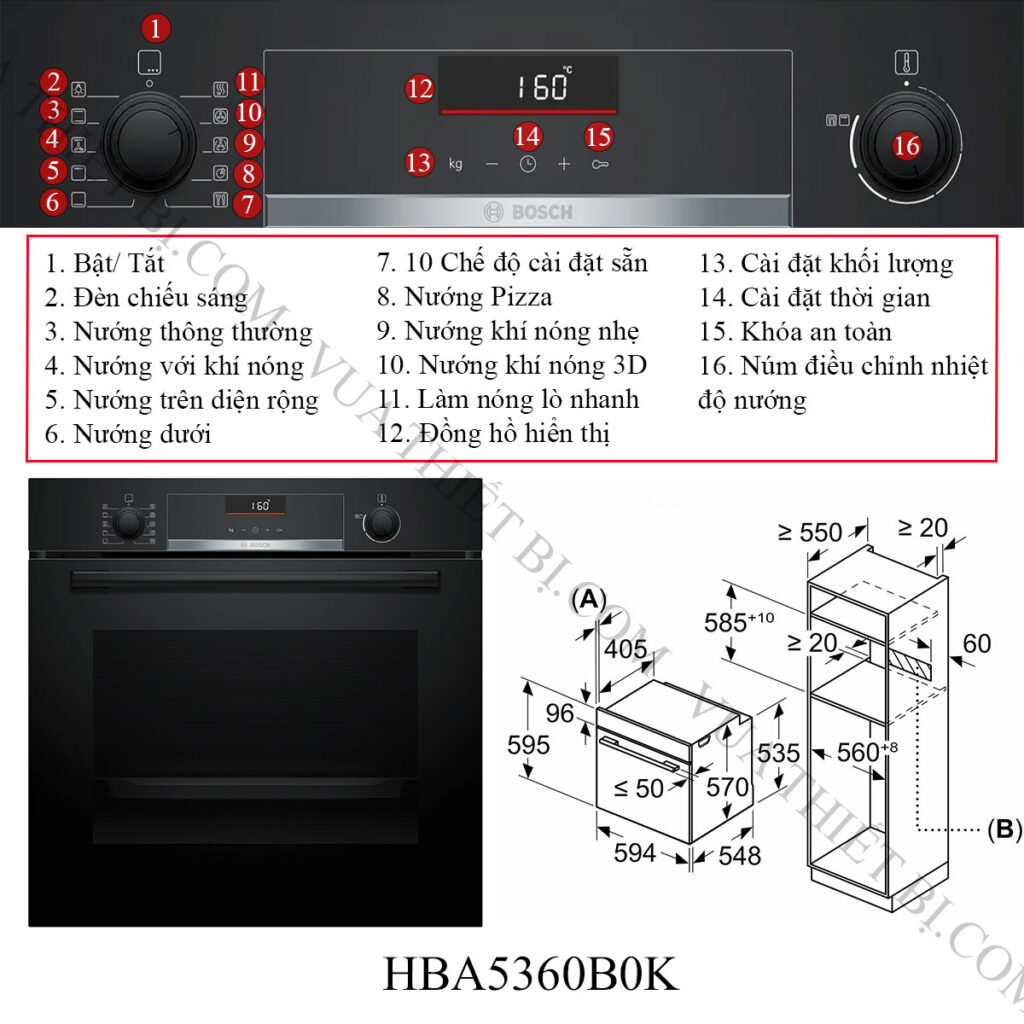 Thông-tin-lò-nướng-Bosch-HBA5360B0K-Serie-6