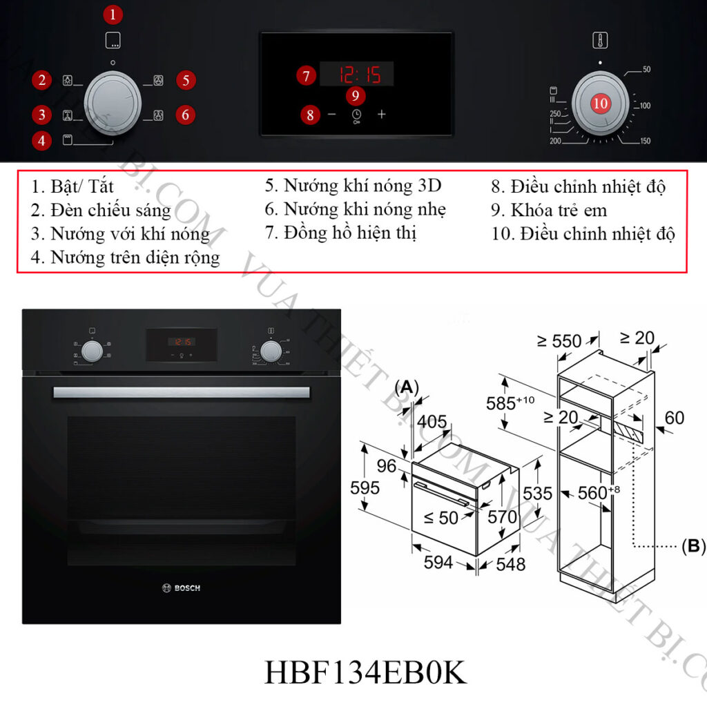 Thông-tin-lò-nướng-Bosch-HBF134EB0K-Serie-2