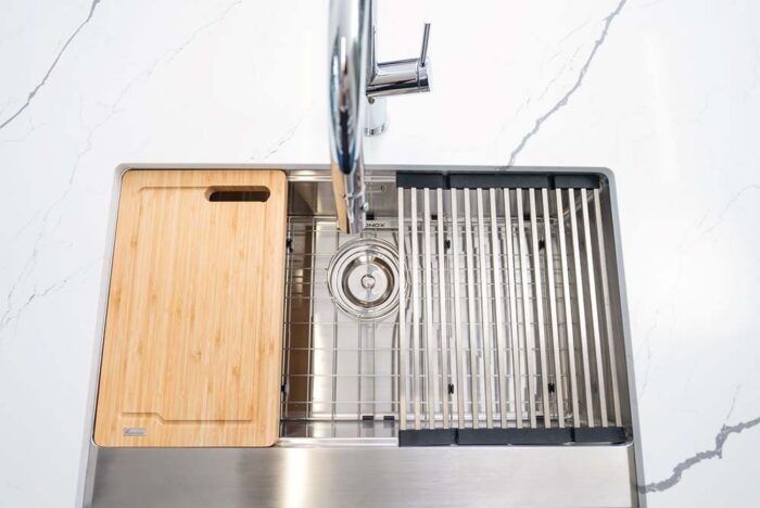 Chậu rửa bát inox KONOX KN8051AS Retta 1 hố - Ảnh 8