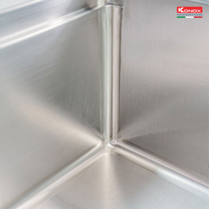 Chậu rửa bát inox KONOX KN8051AS Retta 1 hố - Ảnh 11