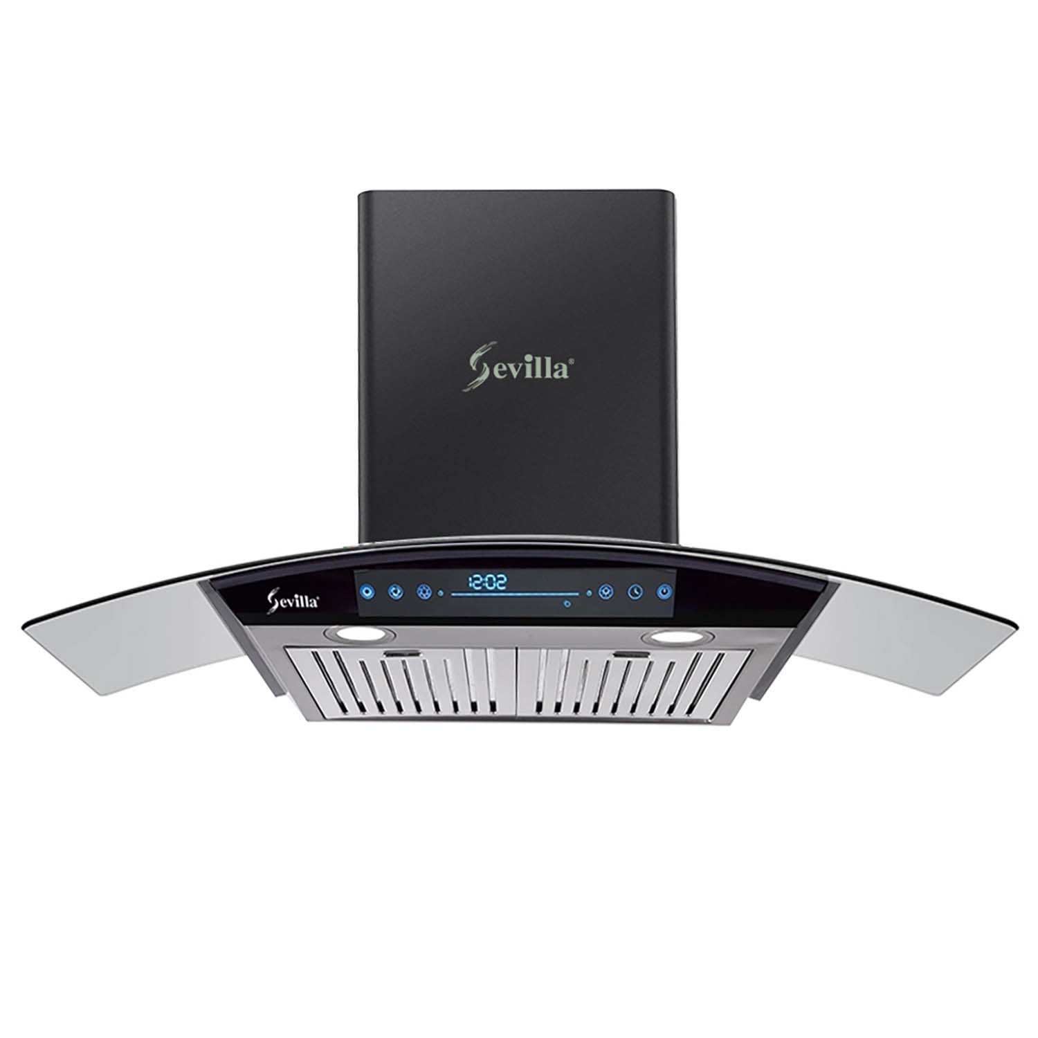 Máy hút mùi SEVILLA SV-790 90cm kính cong