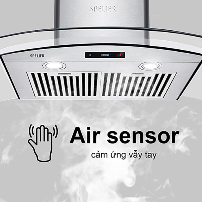 Máy hút mùi SPELIER SP 655 GS 70cm kính cong 3