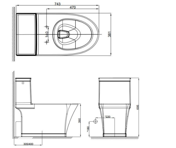 AMERICAN STANDARD WP-2025PR - Bồn cầu thông minh nắp rửa điện tử PRISTINE WP-7SR1