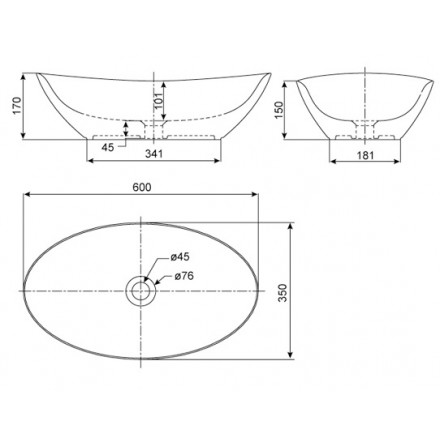 AMERICAN STANDARD WP-F608 Active - Chậu lavabo đặt bàn