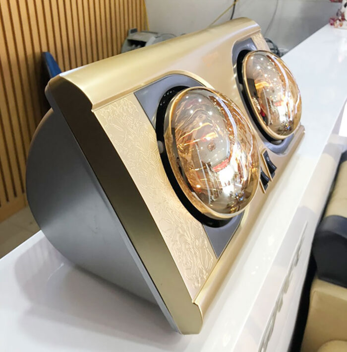 Đèn sưởi Kottmann K2B-VN K2BNV treo tường 2 bóng - Ảnh 2