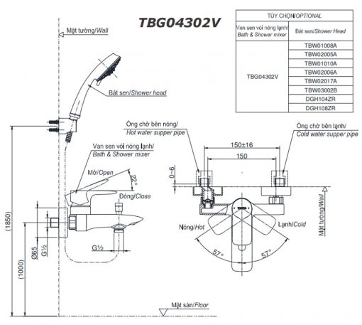 Bản-vẽ-kích-thước-TOTO-TBG04302V---Vòi-sen-tắm