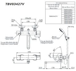 Bản-vẽ-kích-thước-TOTO-TBV03427V---Vòi-sen-tắm-nhiệt-độ