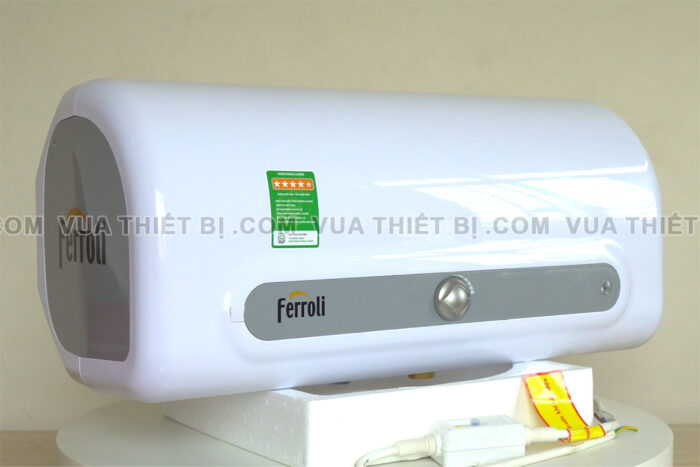 Anh thuc te Binh nong lanh Ferroli QQ ME 15L 20L 30L lit ngang gian tiep 2500w 1