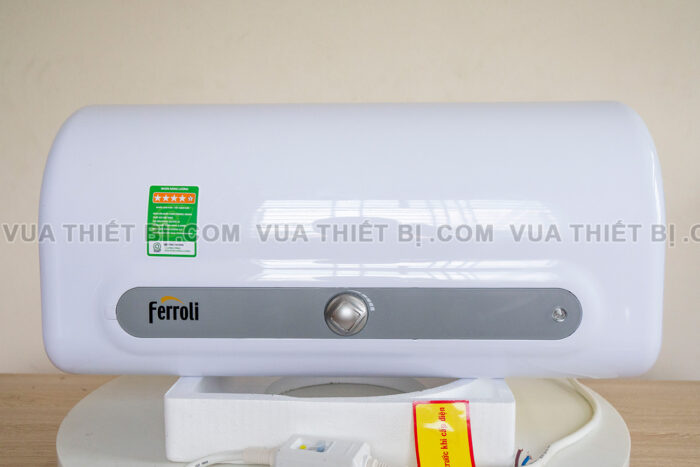 Anh thuc te Binh nong lanh Ferroli QQ ME 15L 20L 30L lit ngang gian tiep 2500w 4