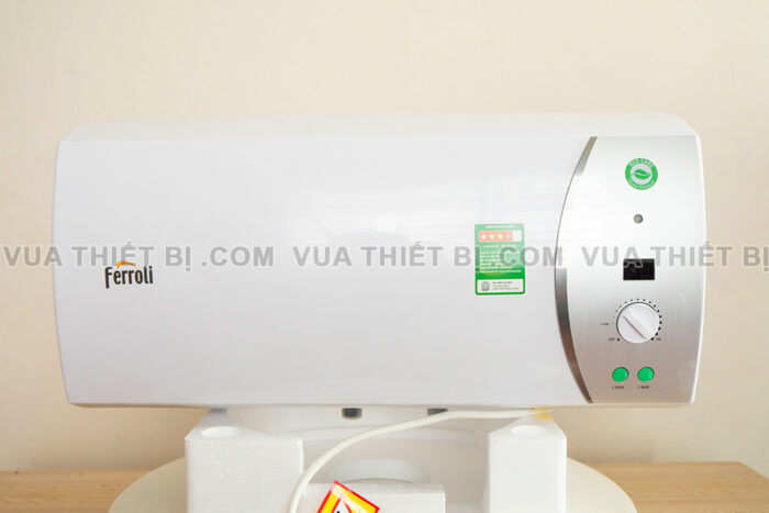Anh thuc te Binh nong lanh Ferroli VERDI SE 15L 20L 30L lit ngang gian tiep 2500w 3