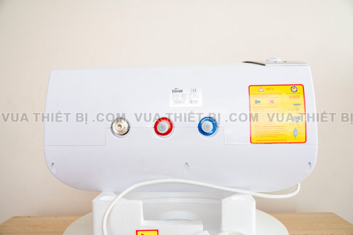 Anh thuc te Binh nong lanh Ferroli VERDI SE 15L 20L 30L lit ngang gian tiep 2500w 4