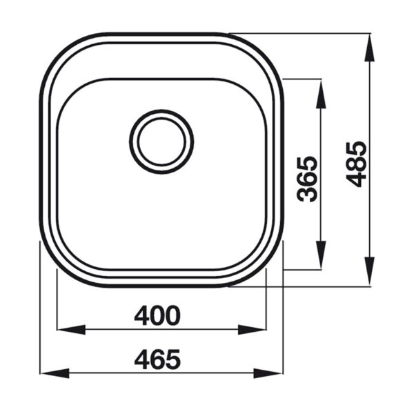 Ban Ve Ky Thuat Chau rua bat Inox Hafele HS19 SSN1R50 567.23.083