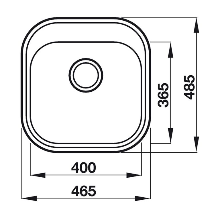 Ban Ve Ky Thuat Chau rua bat Inox Hafele HS19 SSN1R50 567.23.083
