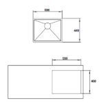 Ban Ve Ky Thuat Chau rua bat Inox Hafele HS19 SSN1S60 567.20.397