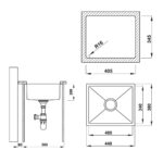 Ban Ve Ky Thuat Chau rua bat Inox Hafele HS20 SSN1S50 567.20.227