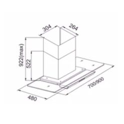 Ban Ve Ky Thuat May Hut Mui Faster FS 90EFN 1