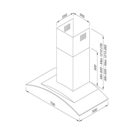 Ban Ve Ky Thuat May Hut Mui Malloca GAMA K3155 3