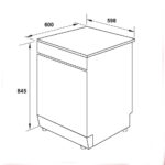 Ban ve Kich thuoc May rua bat Hafele HDW F60G