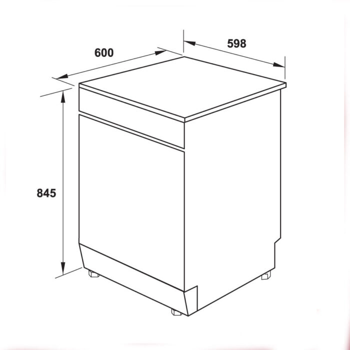 Ban ve Kich thuoc May rua bat Hafele HDW F60G