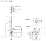 Ban ve ki thuat Bon cau treo tuong TOTO CW512YR 7EE0007 TC501CVK nap em 1