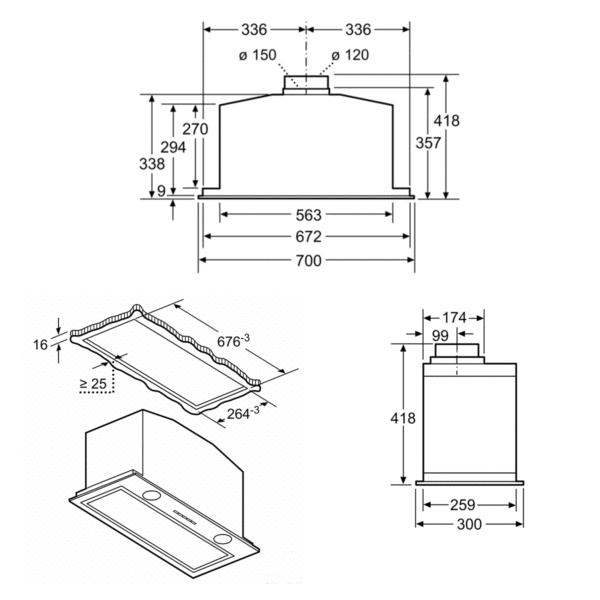 Bản-vẽ-kích-thước-máy-hút-mùi-Bosch-DHL785C-âm-tủ