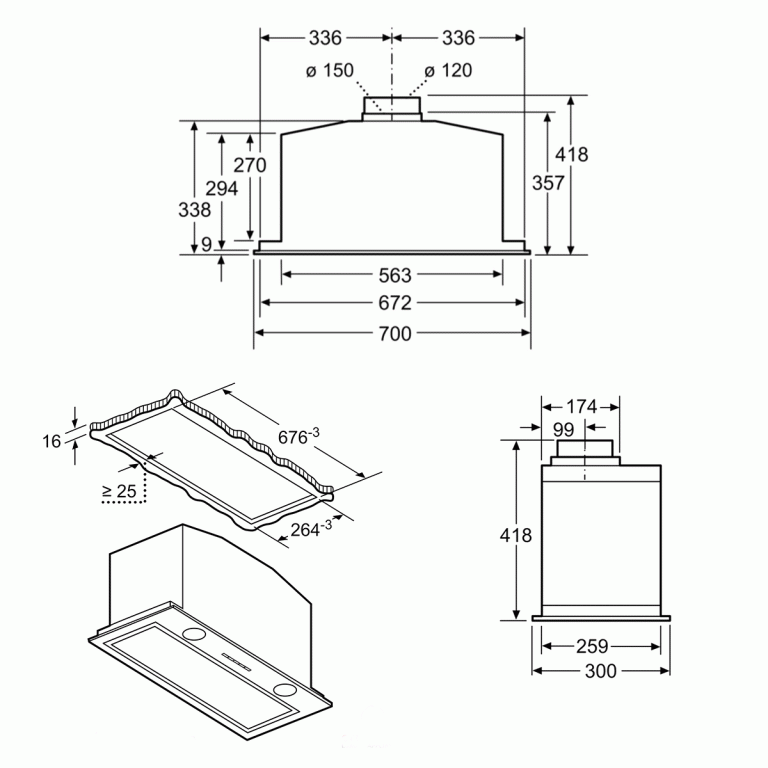 Bản-vẽ-kích-thước-máy-hút-mùi-Bosch-DHL785C-âm-tủ