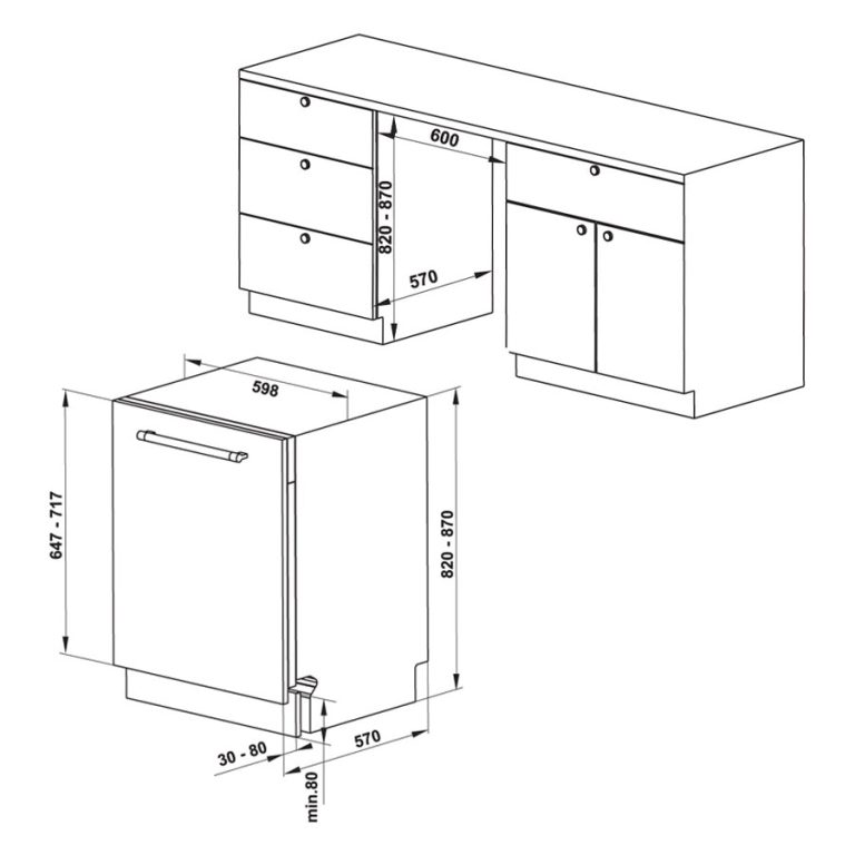 Ban ve kich thuoc may rua bat Hafele HDW FI60D 533.23.320