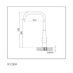 Ban ve kich thuoc voi rua bat Malloca K136A