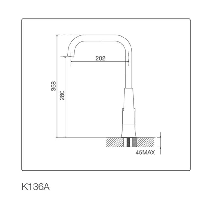Ban ve kich thuoc voi rua bat Malloca K136A
