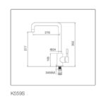 Ban ve kich thuoc voi rua bat Malloca K559 S