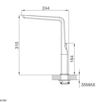 Ban ve kich thuoc voi rua bat Malloca K79C